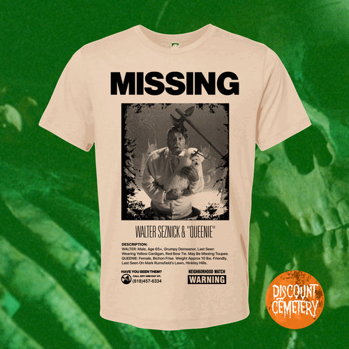 BURBS - HAVE YOU SEEN THEM? sand tee - Discount Cemetery