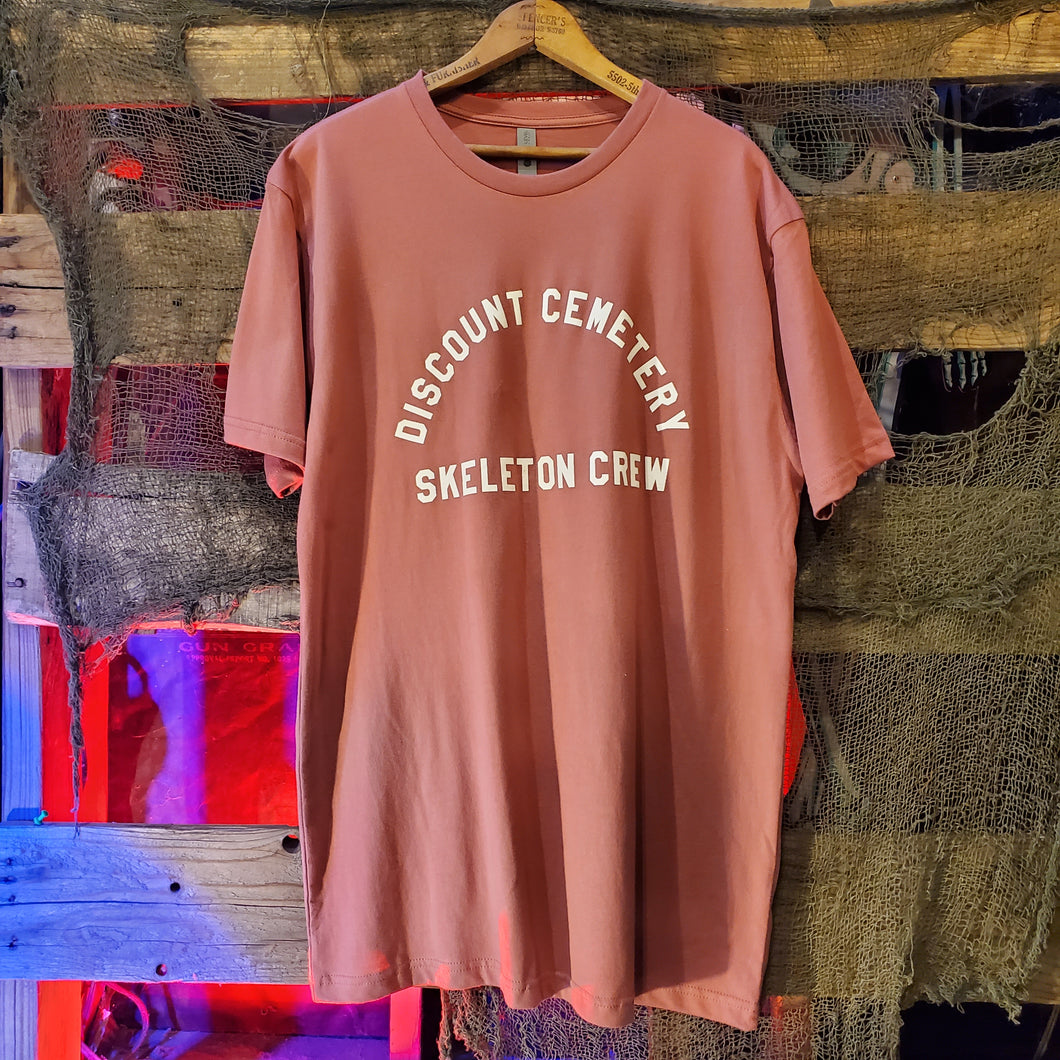 SKELETON CREW mauve shirt (2X)
