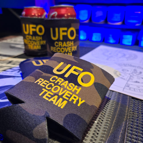 UFO CRASH RECOVERY TEAM koozie