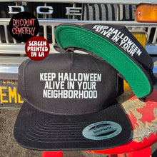 Load image into Gallery viewer, KEEP HALLOWEEN ALIVE™ snapback hat