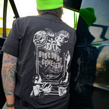 Load image into Gallery viewer, DISCOUNT CEMETERY gravestone Dickies work shirt