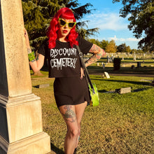 Load image into Gallery viewer, DISCOUNT CEMETERY logo crop (XS left)