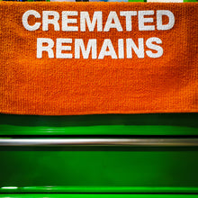 Load image into Gallery viewer, CREMATED REMAINS rally towel