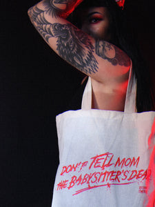 DON'T TELL MOM tote bag - Discount Cemetery