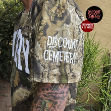 Charger l&#39;image dans la galerie, CEMETERY spellout real tree apx tee (limited)
