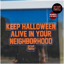 Load image into Gallery viewer, KEEP HALLOWEEN ALIVE™ clear window sticker