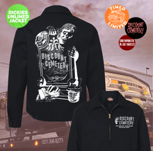 Load image into Gallery viewer, DISCOUNT CEMETERY Dickies Work Jacket &amp; Squeegee Keychain