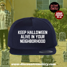 Load image into Gallery viewer, KEEP HALLOWEEN ALIVE™ snapback hat