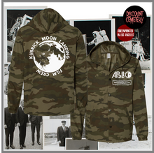 Load image into Gallery viewer, KUBRICK MOON LANDING camo hooded windbreaker