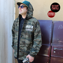 Load image into Gallery viewer, KUBRICK MOON LANDING camo hooded windbreaker (M/L/XL left)