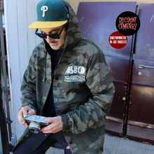 Load image into Gallery viewer, KUBRICK MOON LANDING camo hooded windbreaker (M/L/XL left)