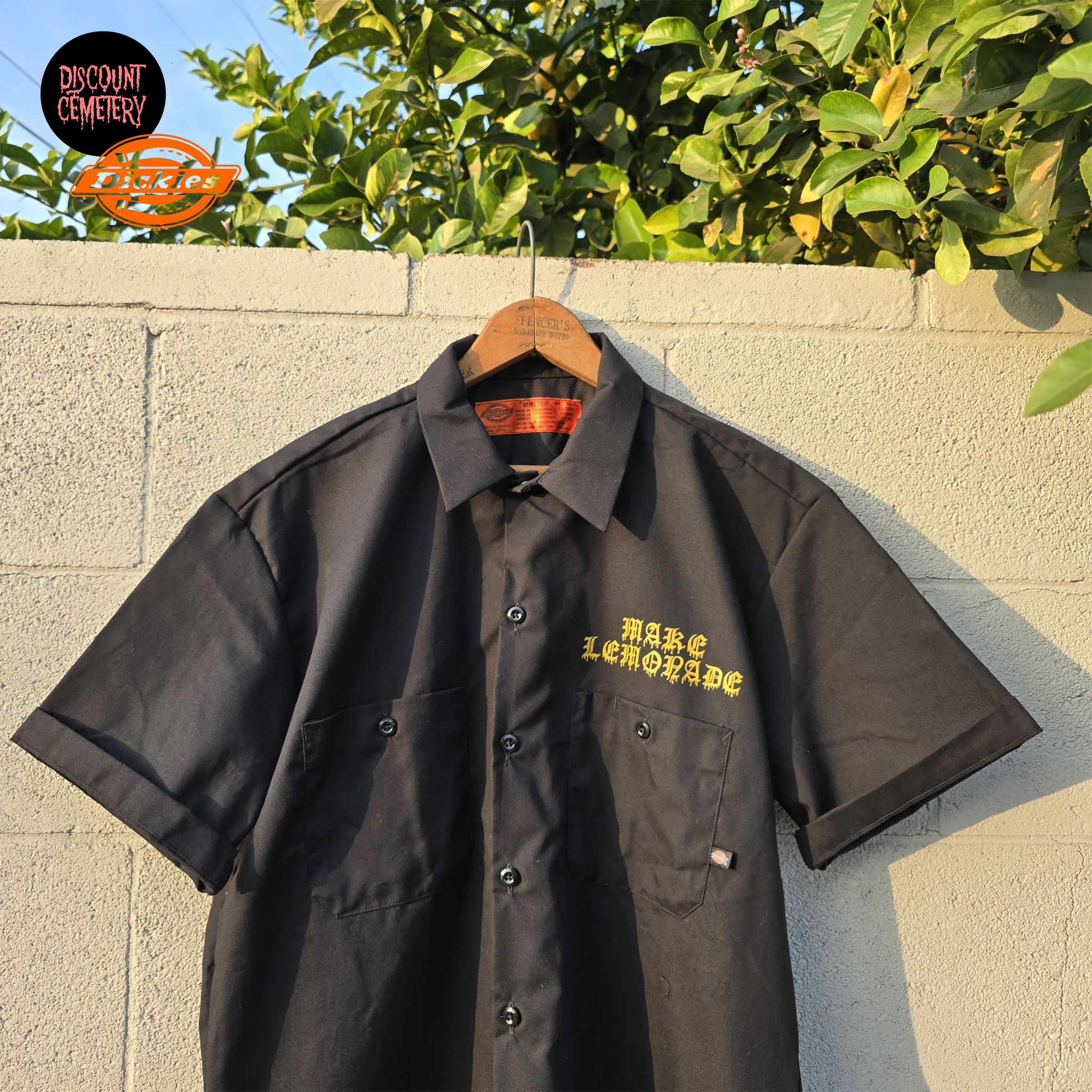 dickies dress shirt MAKE LEMONADE Dickies button up work shirt Small