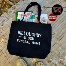 Load image into Gallery viewer, NEXT STOP large zipper tote