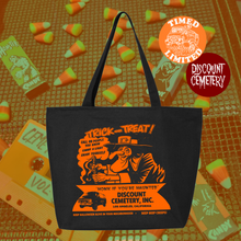 Load image into Gallery viewer, TRICK OR TREAT '84 ZIPPER TOTE BAG