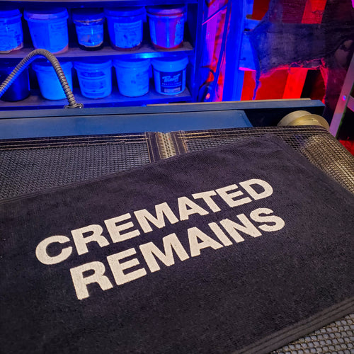 CREMATED REMAINS Rallye-Handtuch