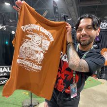 Load image into Gallery viewer, MIDSUMMER SCREAM - CEMETERY SERVICE STATION 2026 tee (timed+limited)
