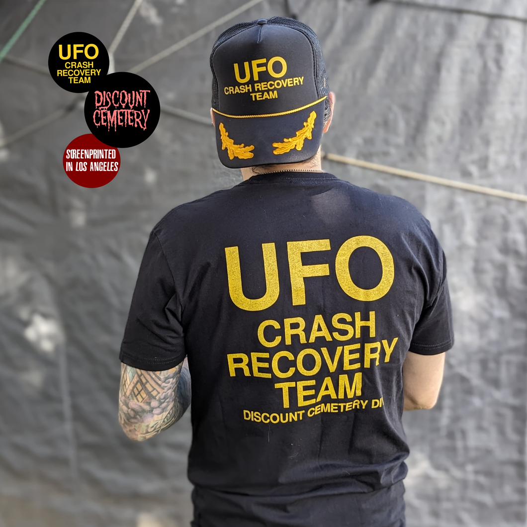 UFO CRASH RECOVERY TEAM black tee
