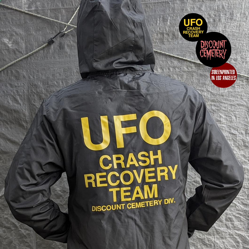 UFO CRASH RECOVERY TEAM windbreaker jacket