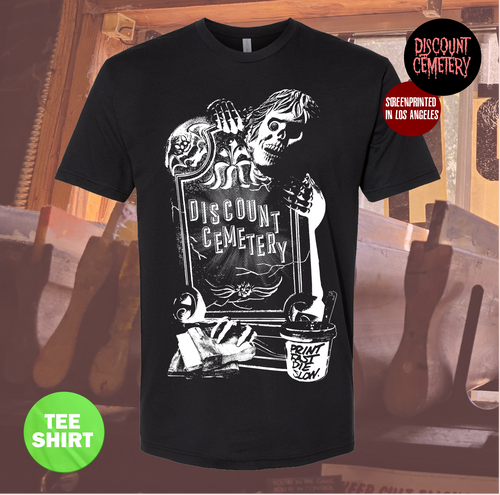 DISCOUNT CEMETERY gravestone tee