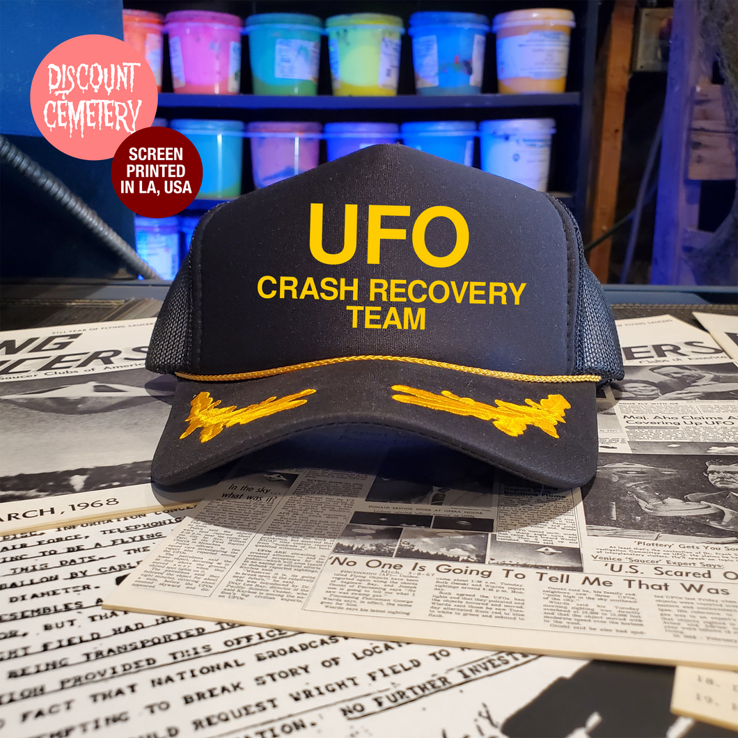 UFO CRASH RECOVERY TEAM hat