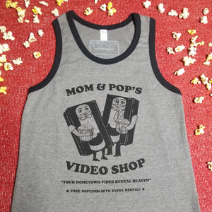 MOM AND POP'S VIDEO tank top - Discount Cemetery