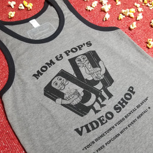 MOM AND POP'S VIDEO tank top - Discount Cemetery