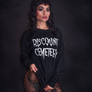 DISCOUNT CEMETERY sweatshirt - Discount Cemetery