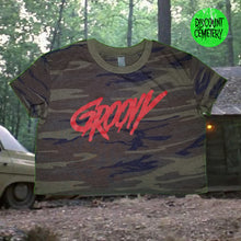 Load image into Gallery viewer, GROOVY cabin camo crop - Discount Cemetery