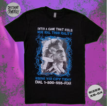 Load image into Gallery viewer, 555-FEAR tee shirt - Discount Cemetery