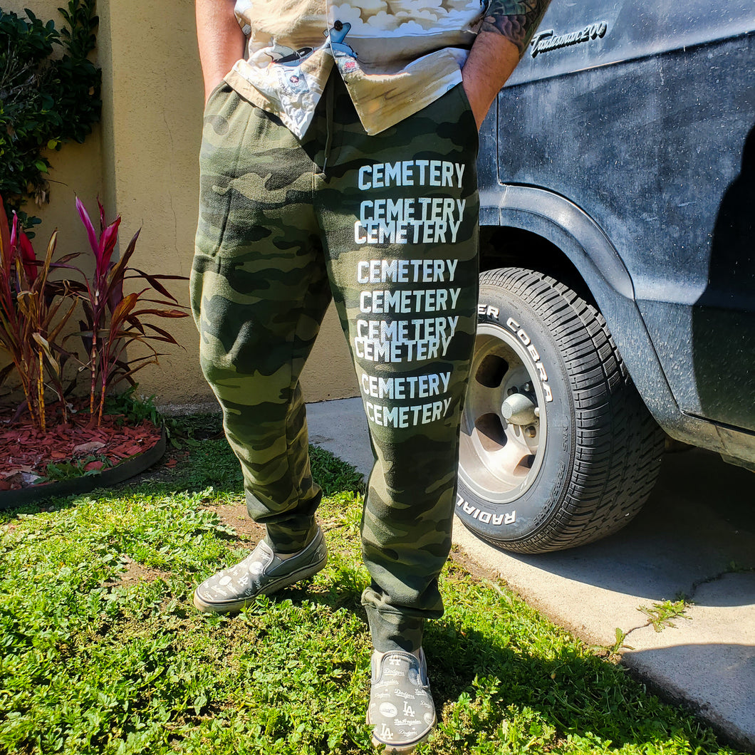 REPEATER sweatpant jogger camo (L left)
