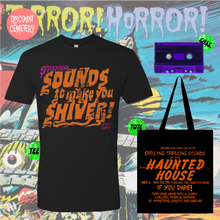 Load image into Gallery viewer, SHIVER tee / tote / cassette bundle